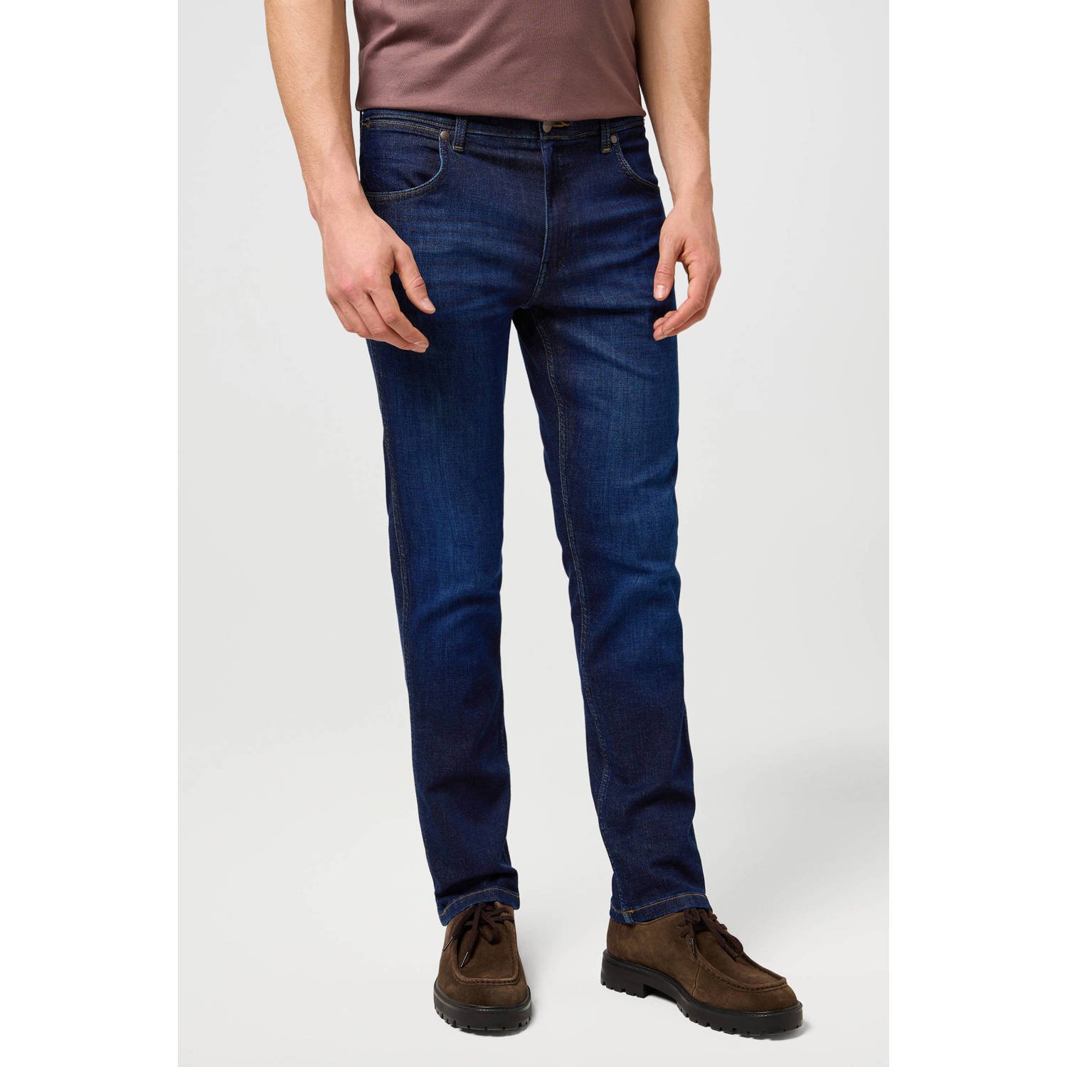 Wrangler Greensboro straight leg jeans rustic navy