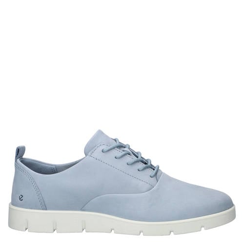 Ecco Bella nubuck veterschoenen lichtblauw afbeelding