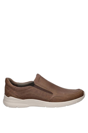 Irving nubuck instappers donkerbruin