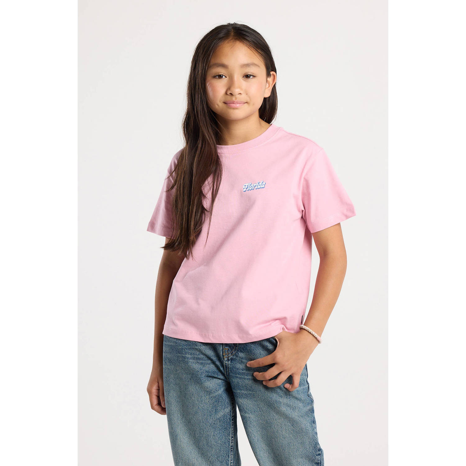 America Today T-shirt roze