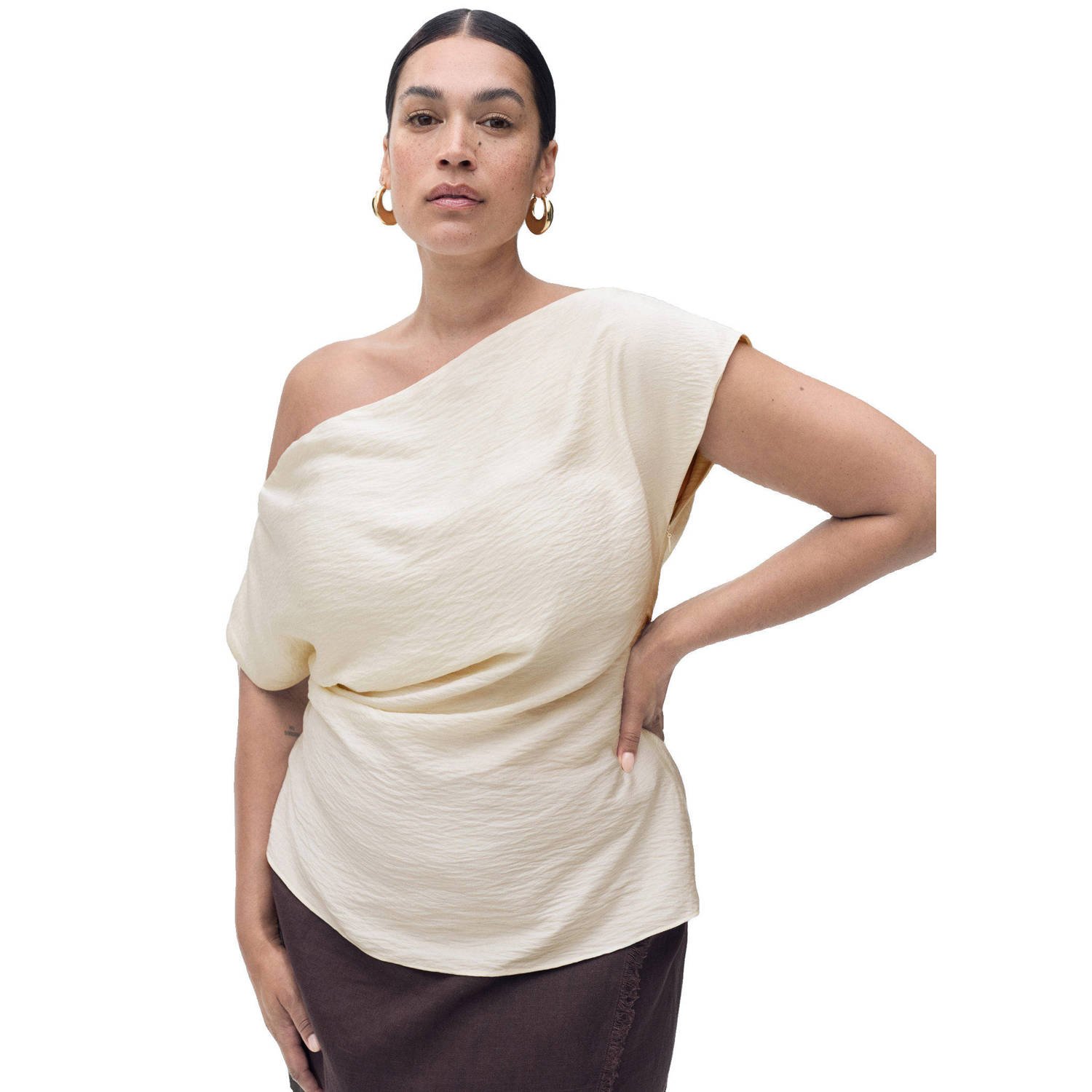 Mango top ecru