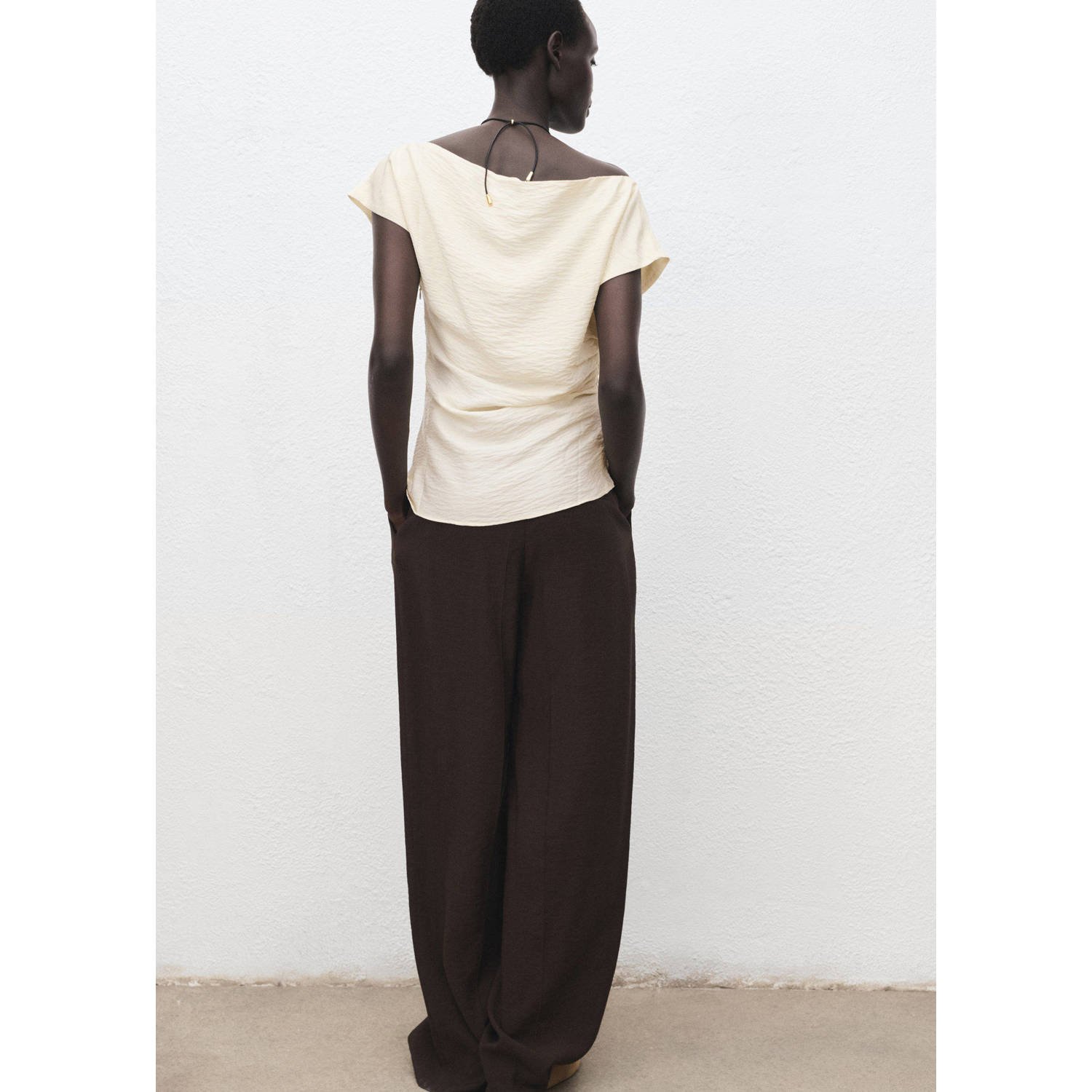 Mango top ecru