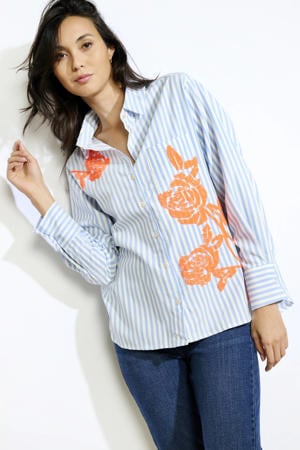 blouse blauw