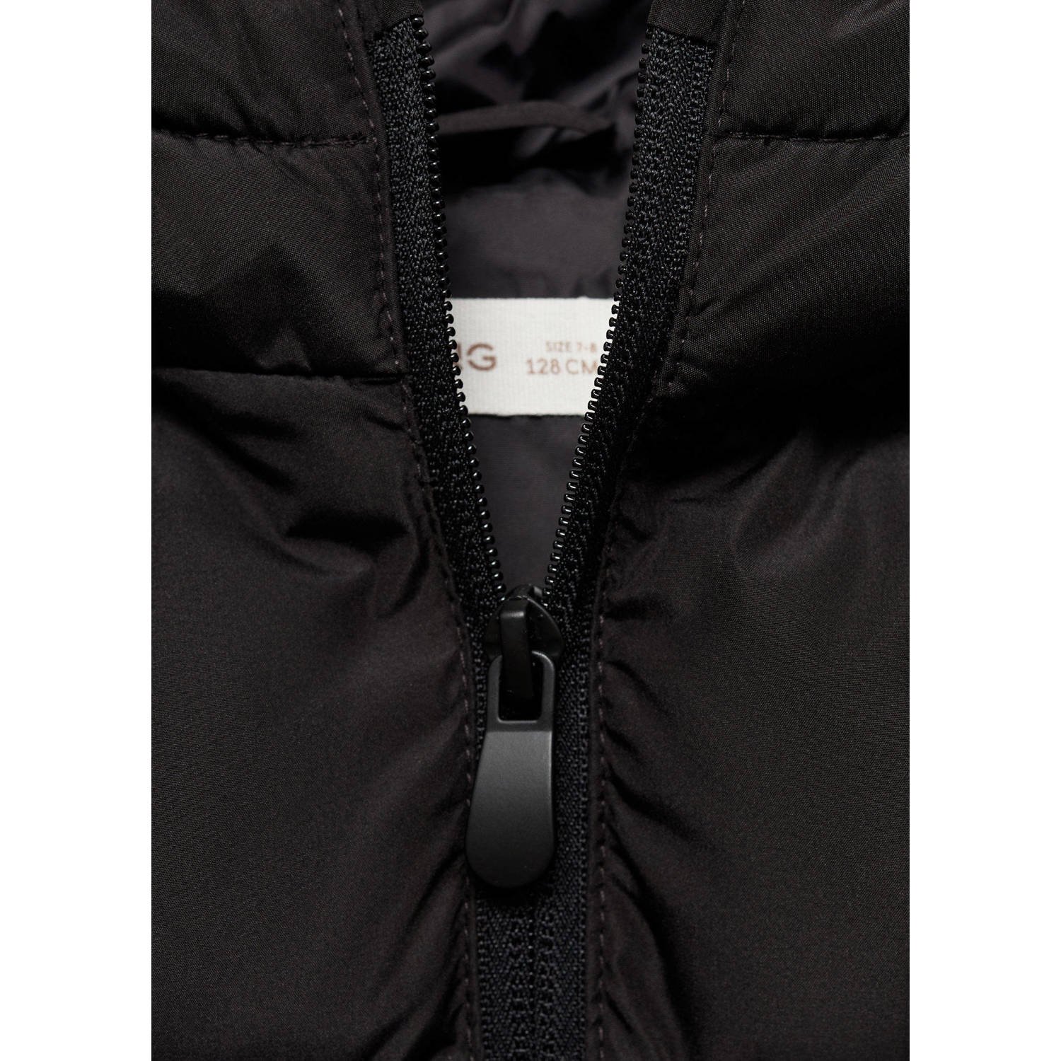 Mango Kids bodywarmer zwart