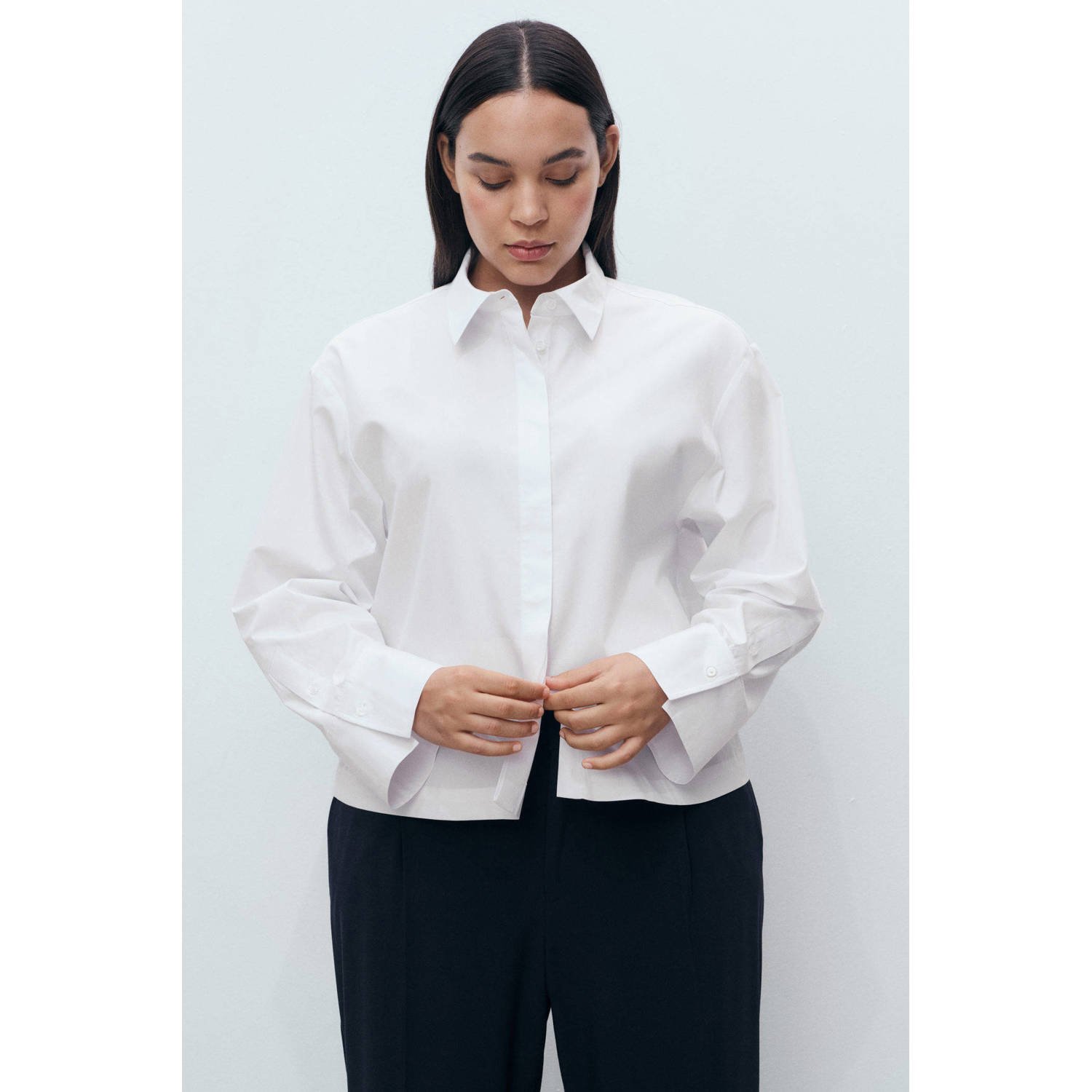Mango blouse wit