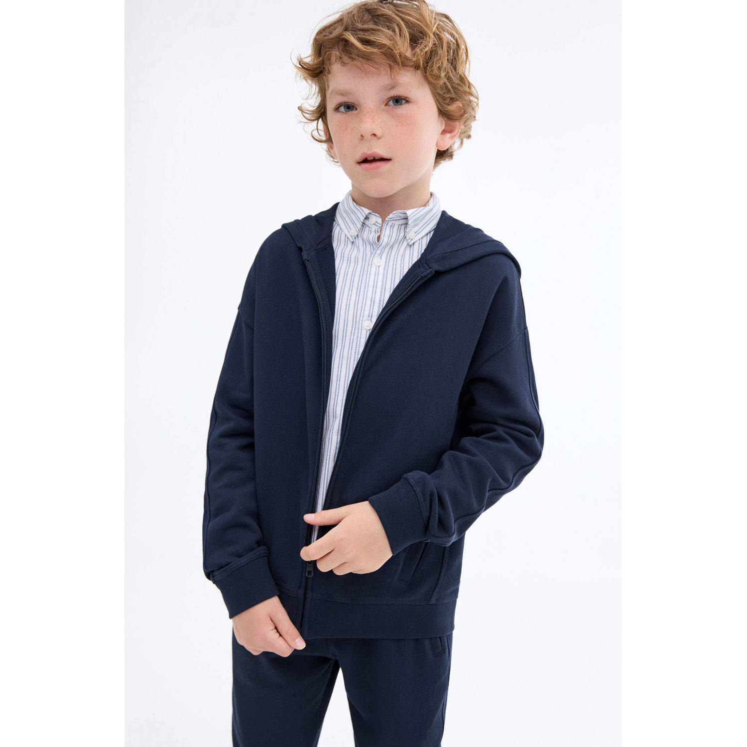 Mango Kids sweatvest marine