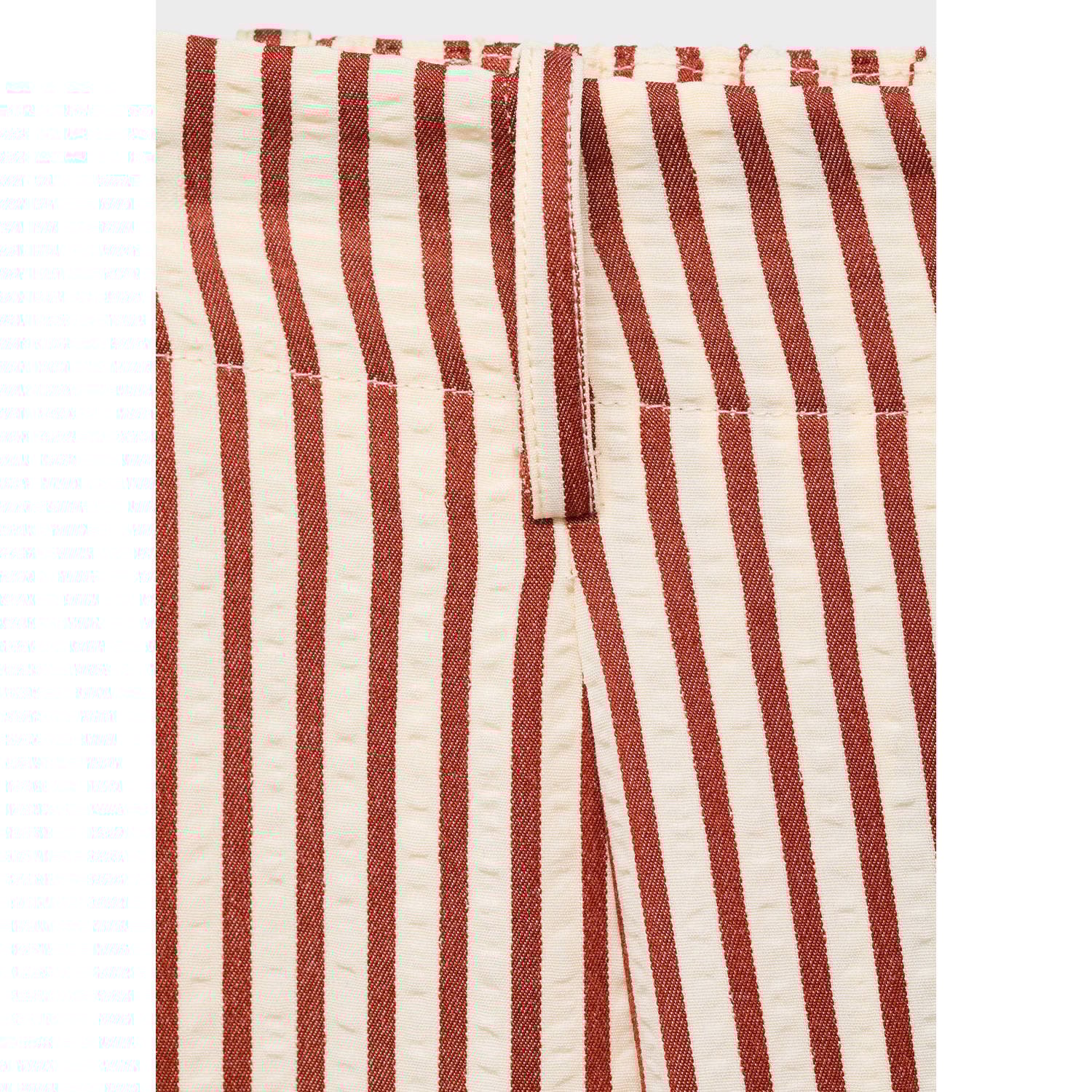 Mango rechtvallend regular waist casual broek oranje