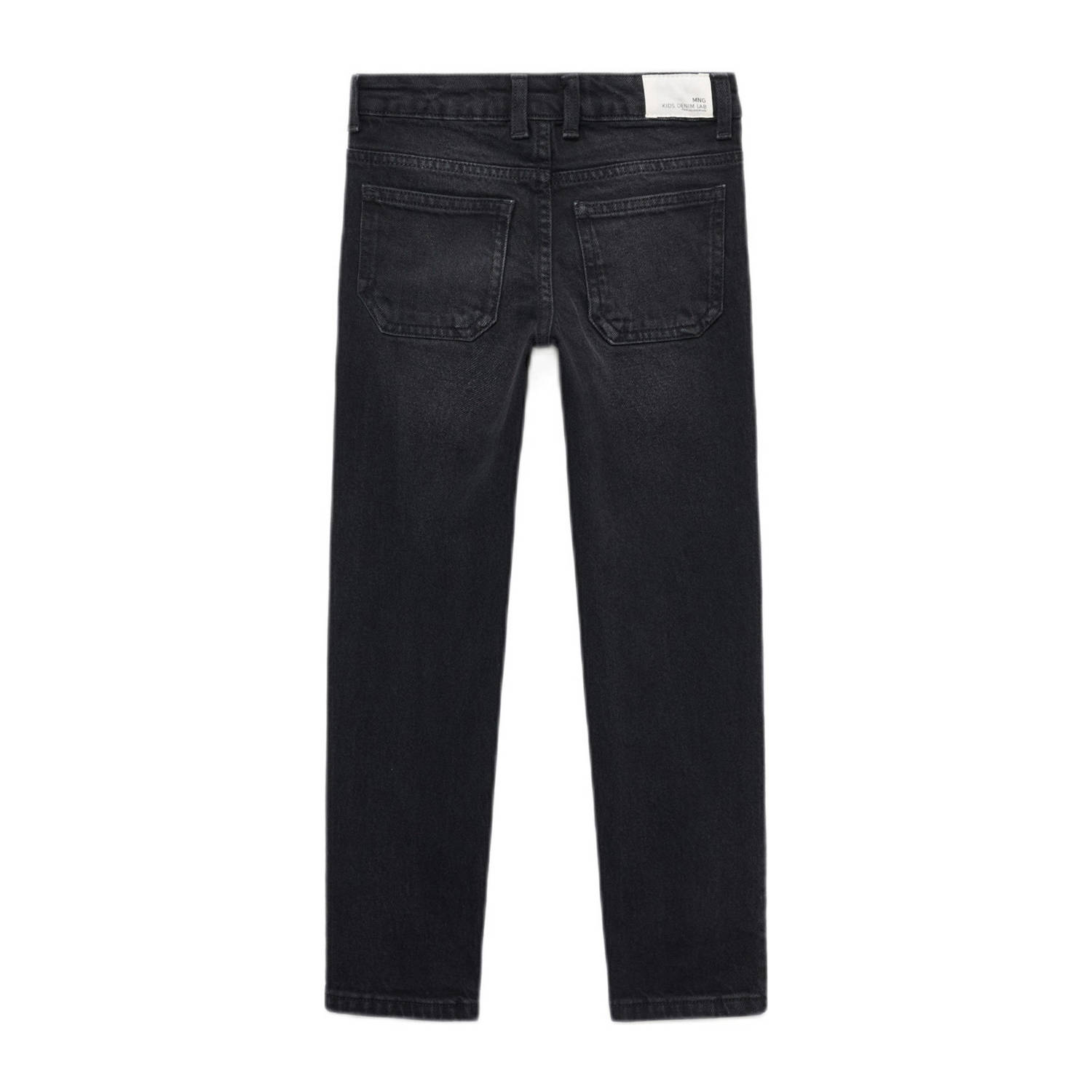 Mango Kids regular waist regular fit jeans grey denim