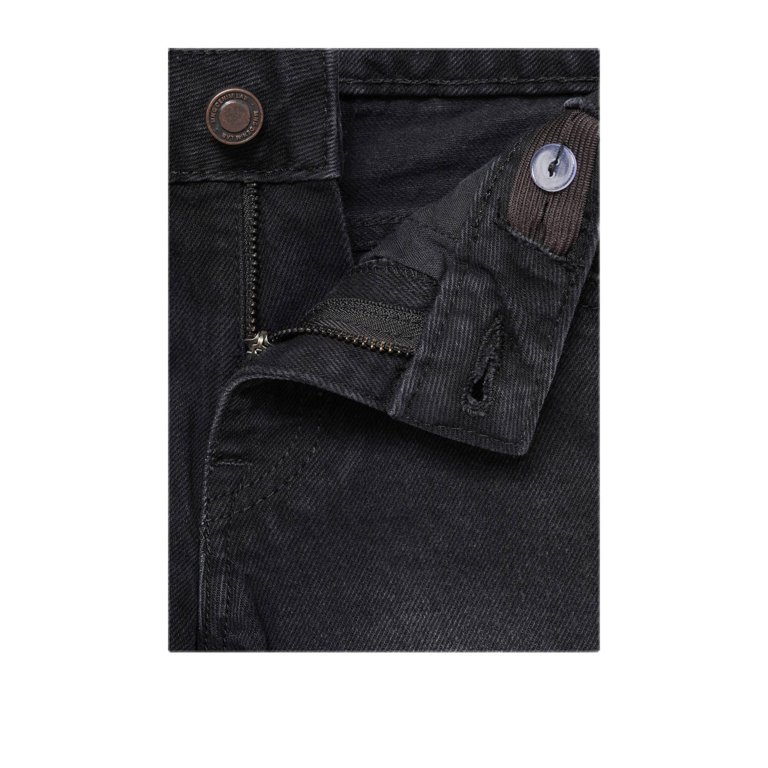 Mango Kids regular waist regular fit jeans grey denim
