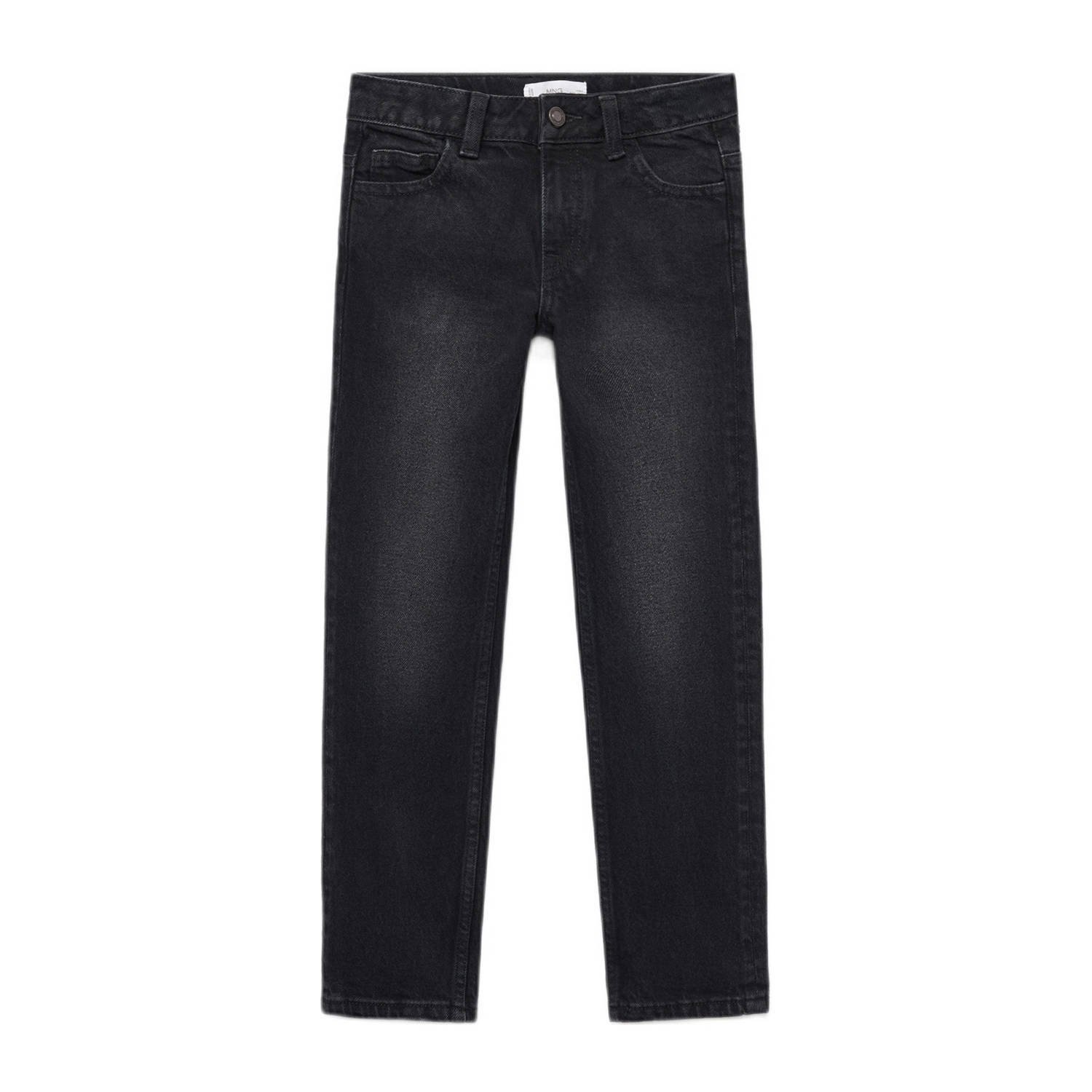 Mango Kids regular waist regular fit jeans grey denim