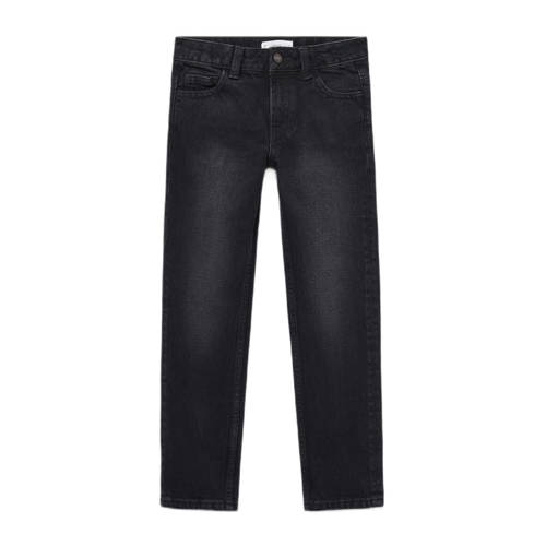 Mango Kids regular waist regular fit jeans grey denim afbeelding