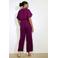 LOLALIZA donkerpaars jumpsuit