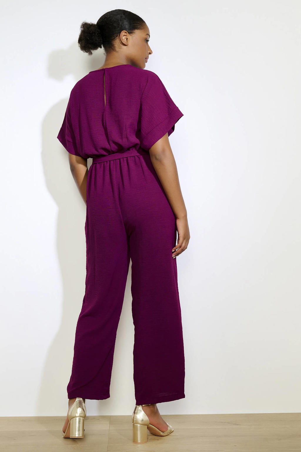 LOLALIZA donkerpaars jumpsuit