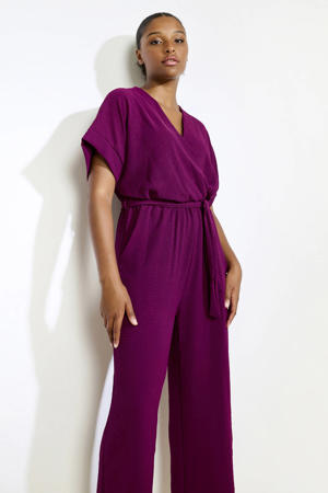 donkerpaars jumpsuit