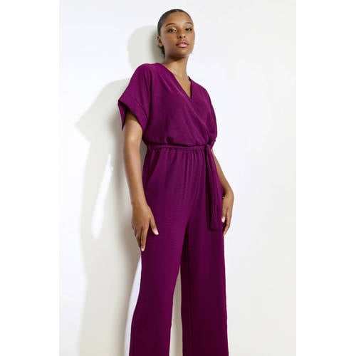 LOLALIZA donkerpaars jumpsuit afbeelding