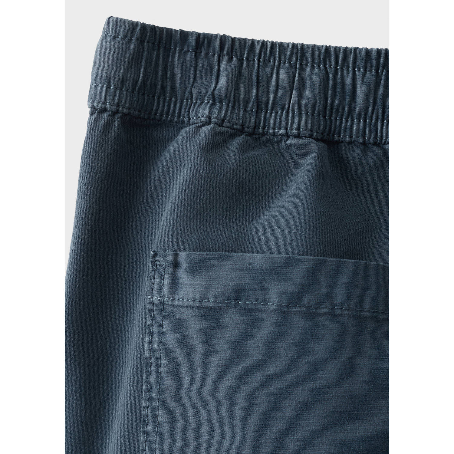 Mango Kids regular casual broek donkerblauw