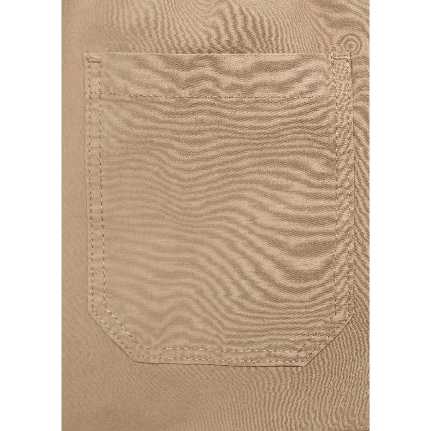 Mango Kids regular casual broek bruin