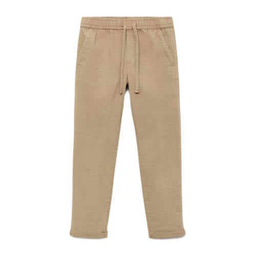 Mango Kids regular casual broek bruin afbeelding