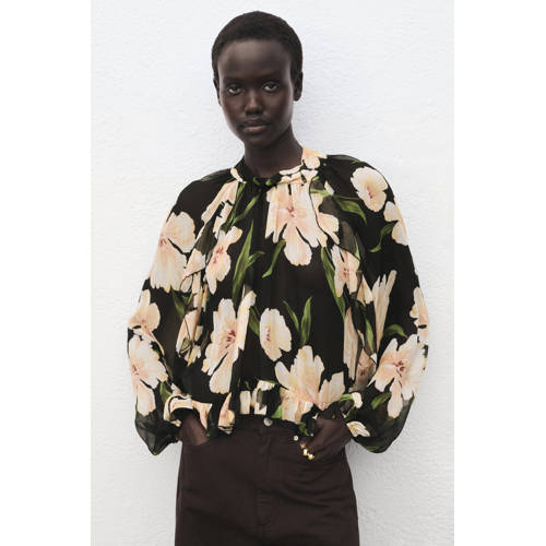 Mango top zwart afbeelding