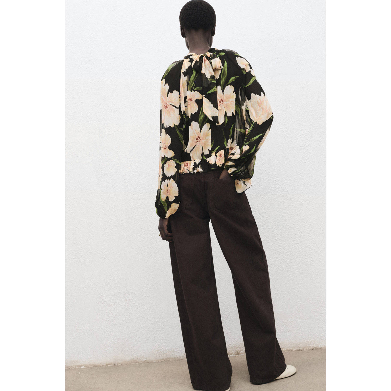 Mango top zwart