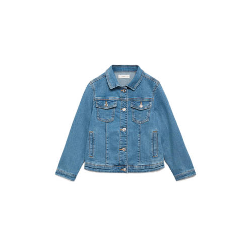 Mango Kids denim spijkerjas medium blue denim afbeelding