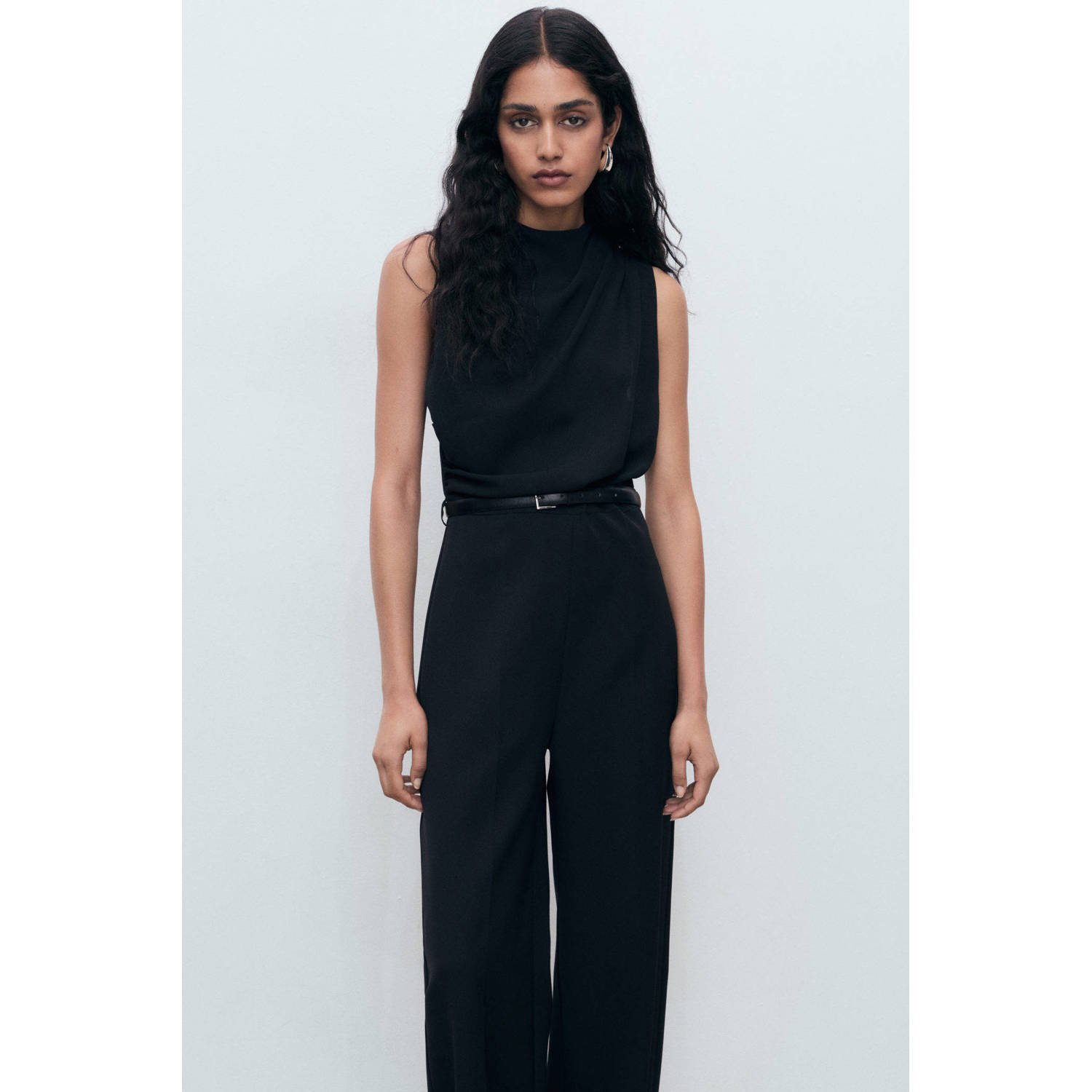 Mango jumpsuit zwart
