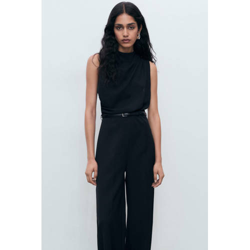 Mango jumpsuit zwart afbeelding