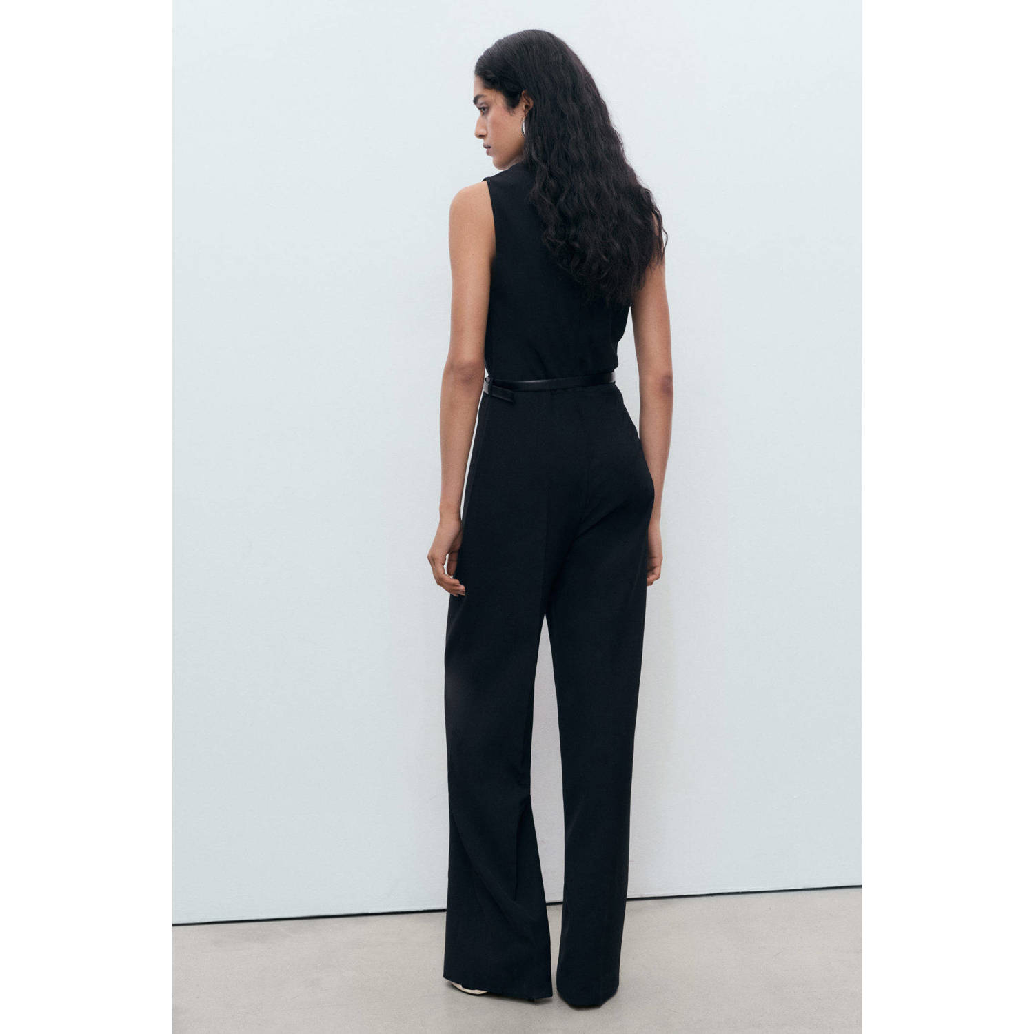 Mango jumpsuit zwart