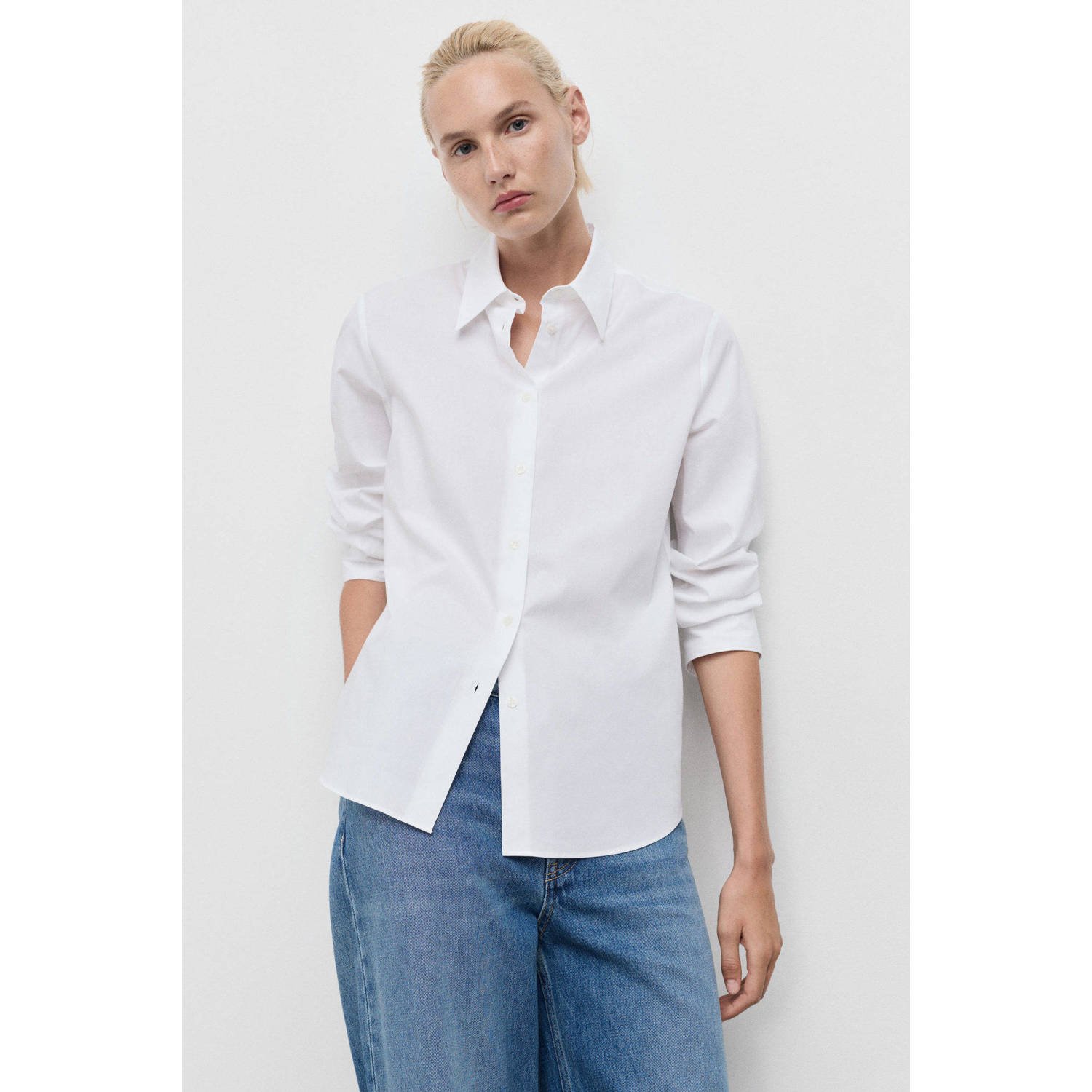 Mango blouse wit