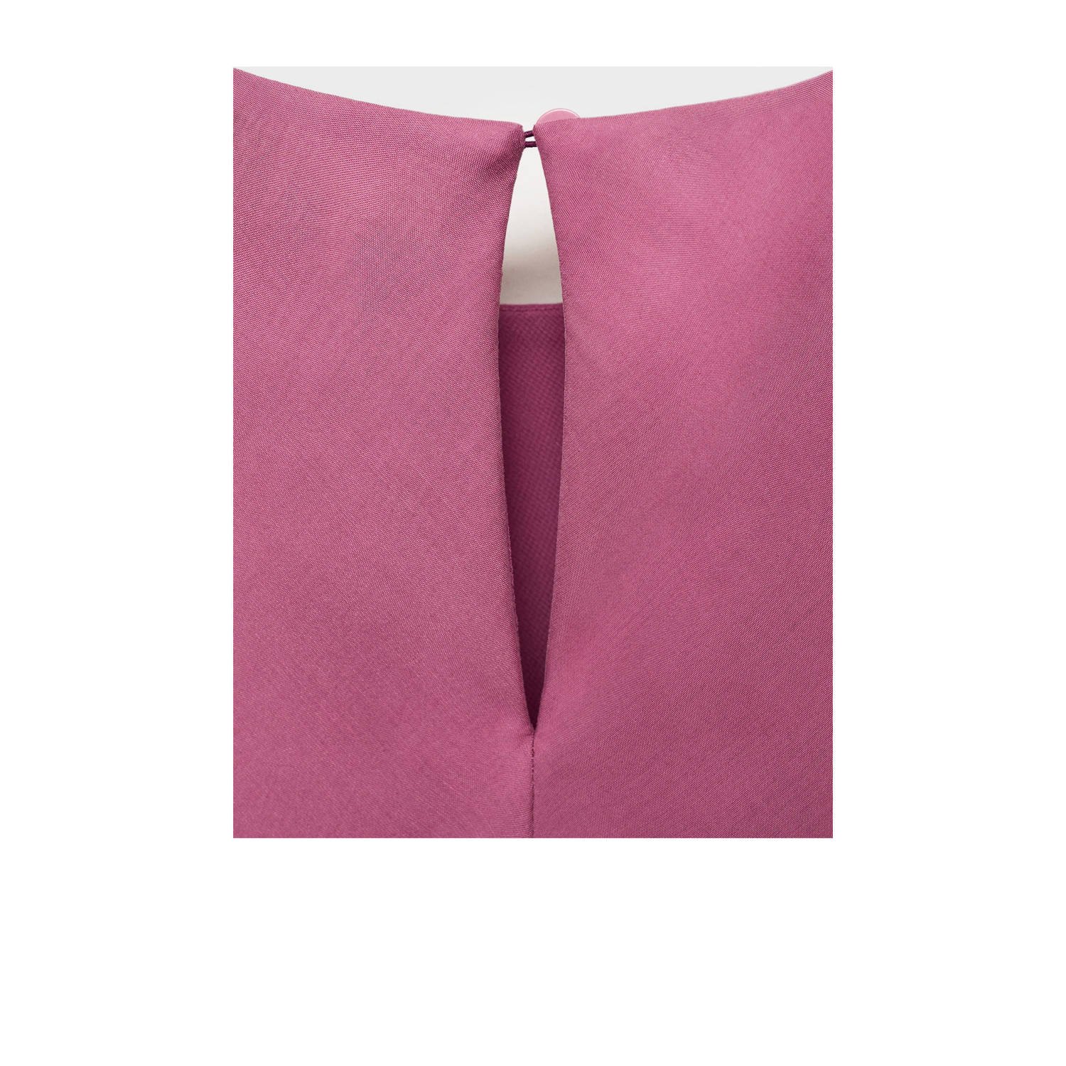 Mango midi jurk roze