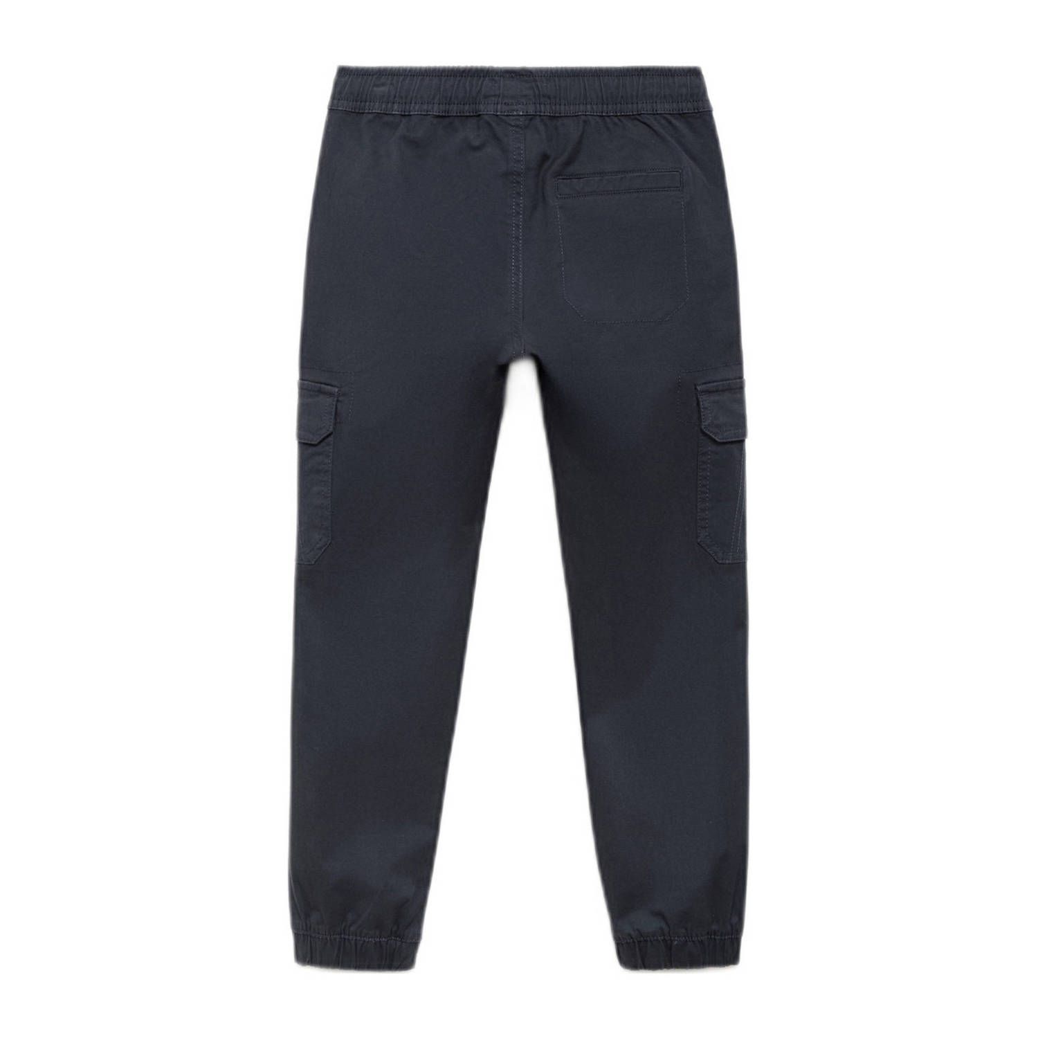 Mango Kids tapered cargo broek marine