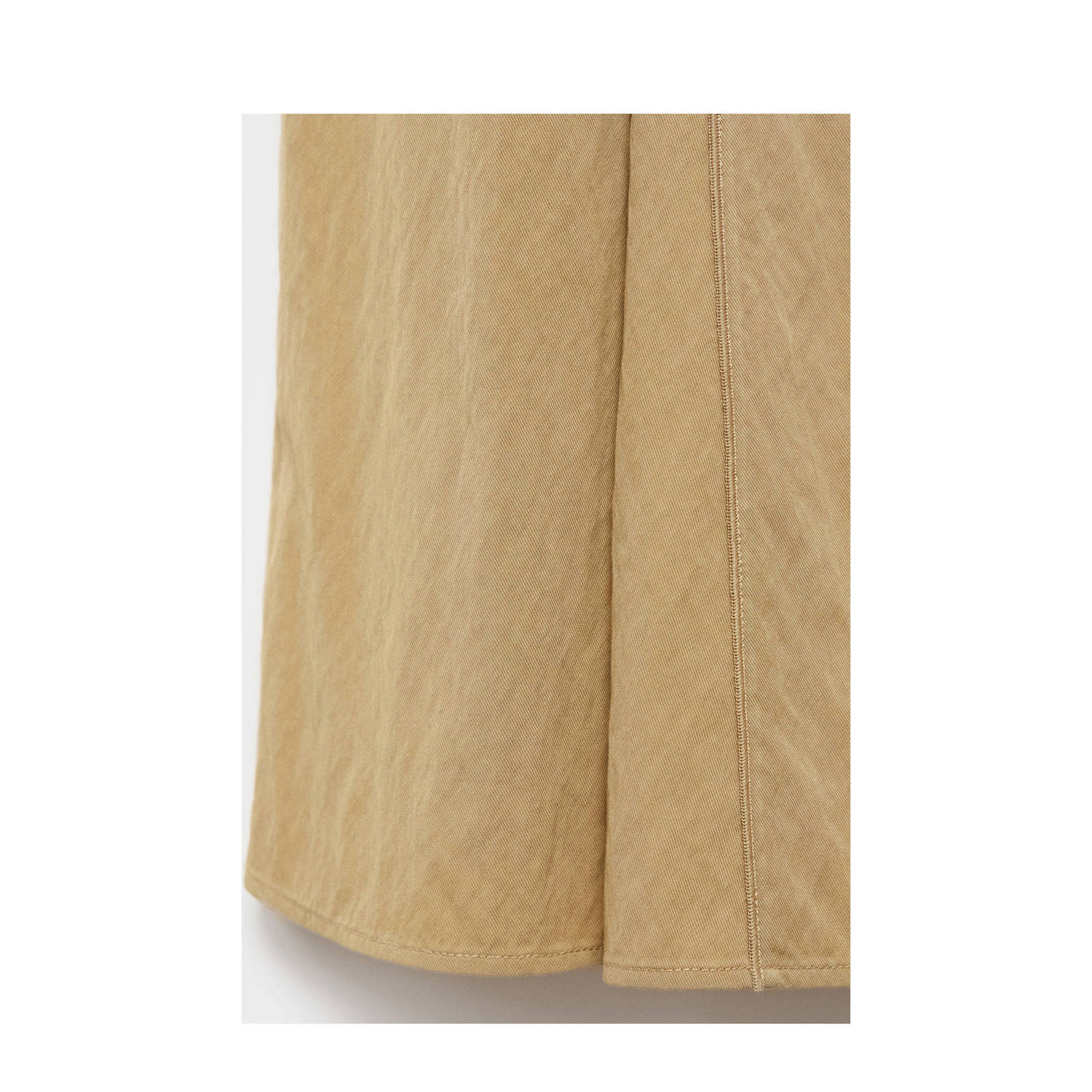 Mango midi jurk beige