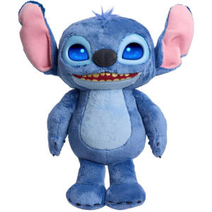 Disney Stitch - Many Moods Stitch - Interactieve Pluchen Knuffel - Met Geluid & LCD-ogen