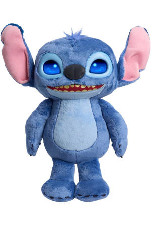 Disney Stitch - Many Moods Stitch - Interactieve Pluchen Knuffel - Met Geluid & LCD-ogen