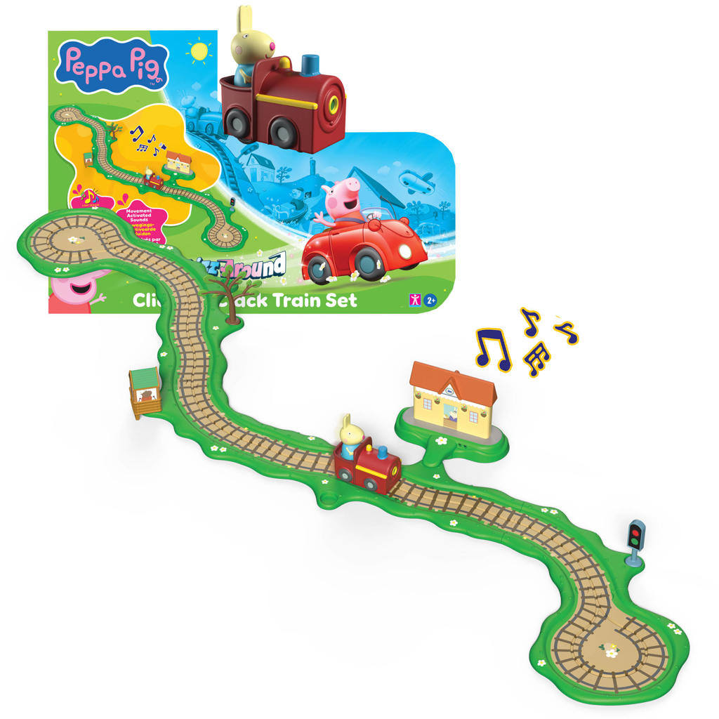 Peppa Pig Whizz Around Clickety Clack Train Set