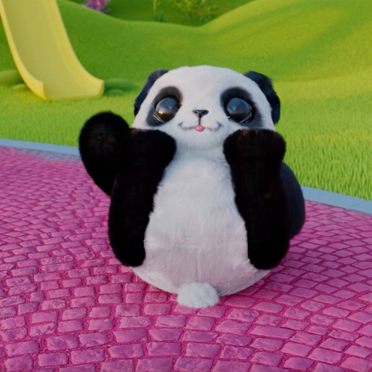 Panda knuffelbeer 40 cm | Zachte knuffel