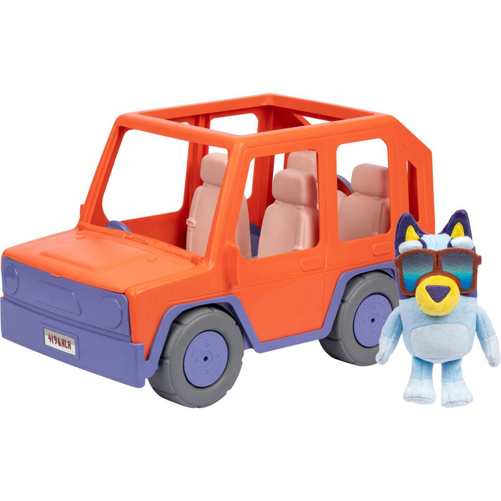 Moose Toys Bluey - Bluey Buddies Big Heeler 4WD Speelset - Inclusief pluchen Bluey