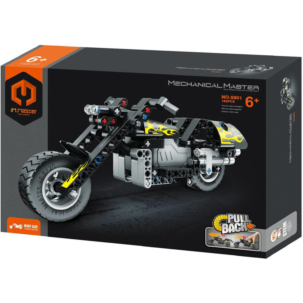 IM.MASTER Pull Back Motor Constructiespeelset