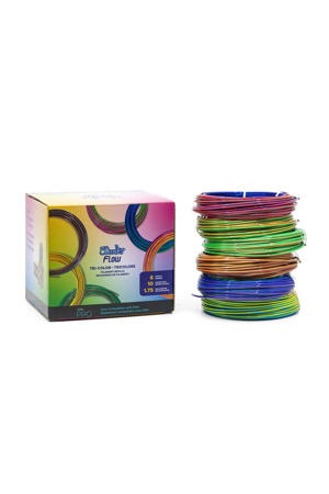 Flow navulling voor 3D pen - 6 strengen driekleurig filemant
