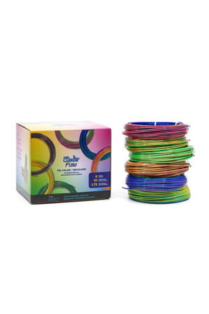 Flow navulling voor 3D pen - 6 strengen driekleurig filemant