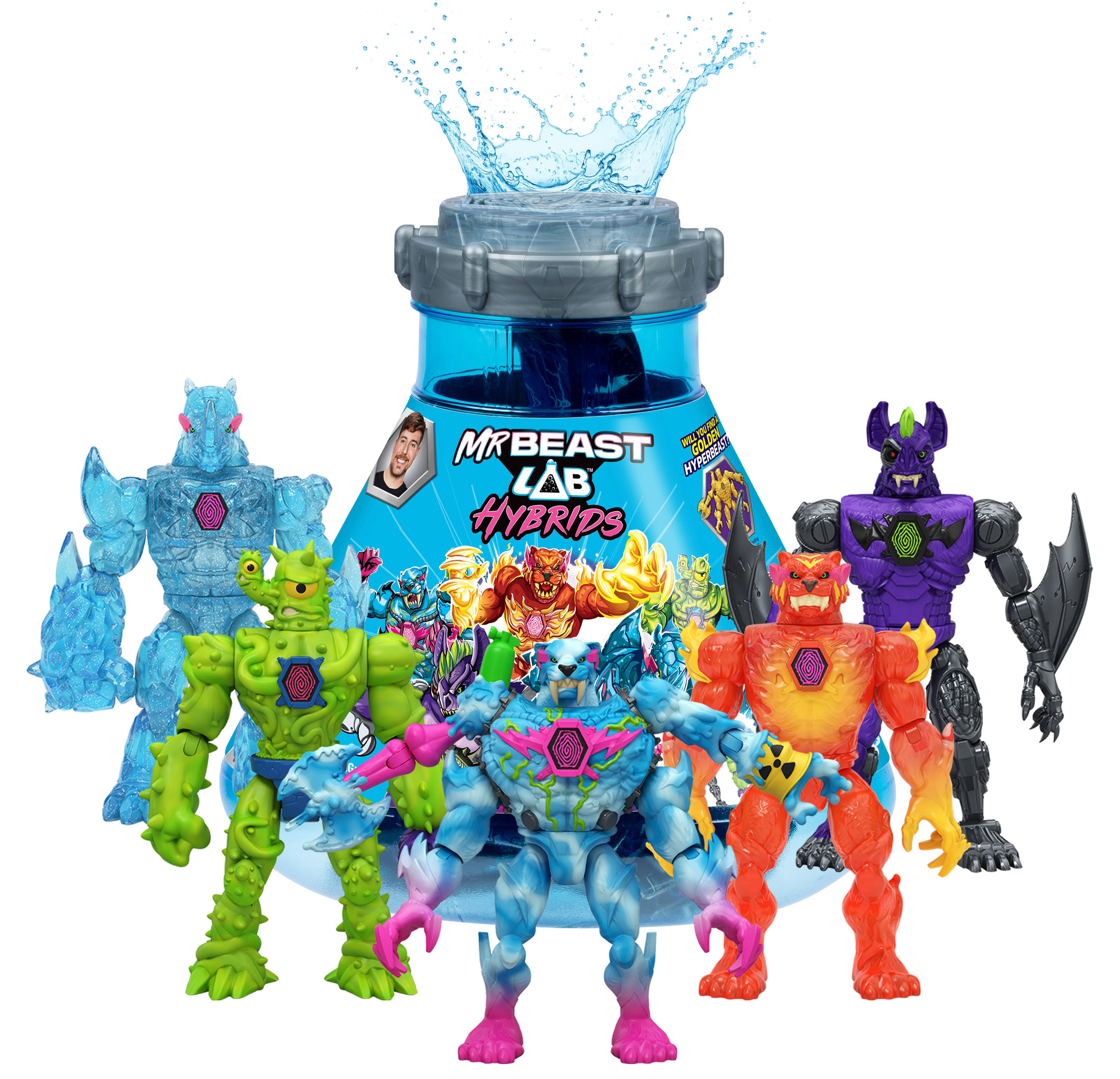 Moose Toys MrBeast Lab Hybrids - Hyper Fusion Serie Mega Pack – 5