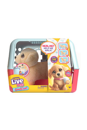 Little Live Pets - Ouchies Puppy Cooper - Interactieve knuffel