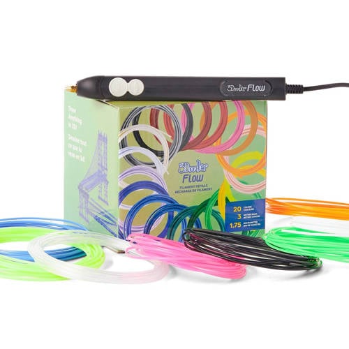 3Doodler Flow Navulling voor 3D pen - 20 kleuren filament afbeelding
