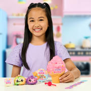 thumbnail: Moose Toys  Cookeez Makery Yum Yumz 2-pack - 2 pluchen knuffeltjes in een ijshoorntje