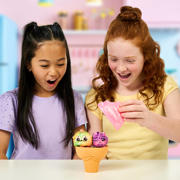 thumbnail: Moose Toys  Cookeez Makery Yum Yumz 2-pack - 2 pluchen knuffeltjes in een ijshoorntje
