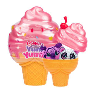 Cookeez Makery Yum Yumz 2-pack - 2 pluchen knuffeltjes in een ijshoorntje