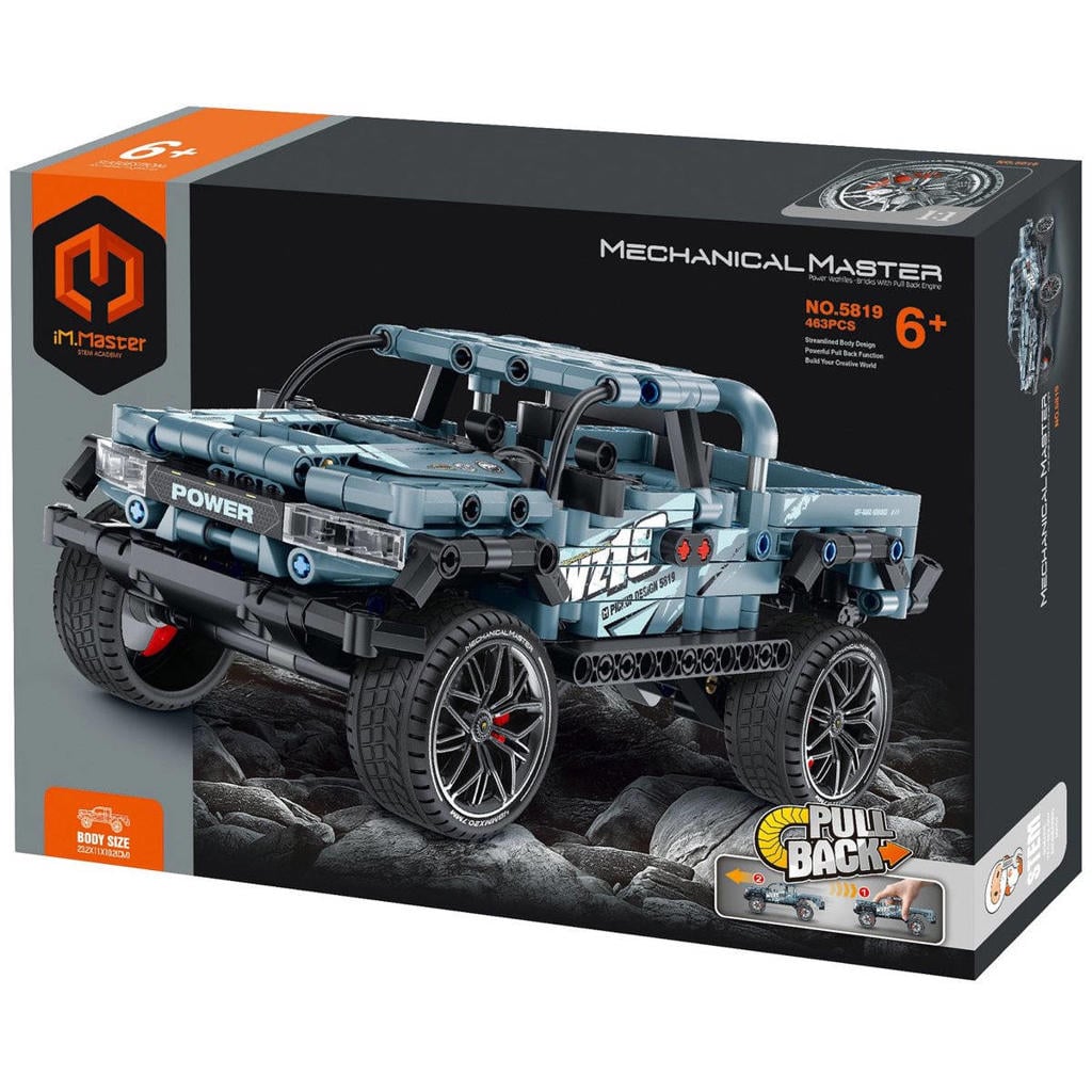 IM.MASTER Pull Back Pickup Truck - Constructieset