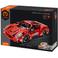 IM.MASTER  Pull Back Supercar Rood Constructiespeelgoed