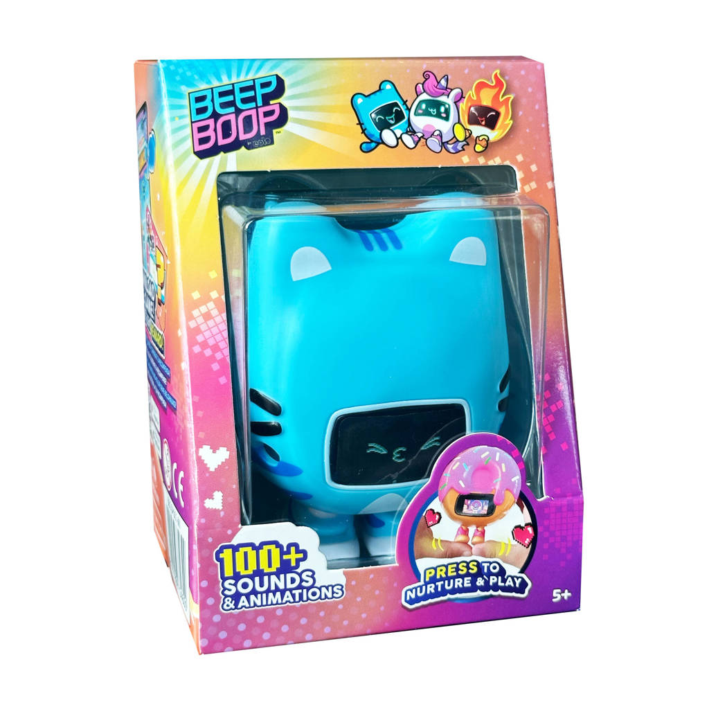 Eolo Toys Beep Boop Tochi – Digitale Mini-robot Met Emoties, 4 Games En 100 Geluiden Animaties Verzorgen En Spelen Interactief Speelgoed 6097018425417