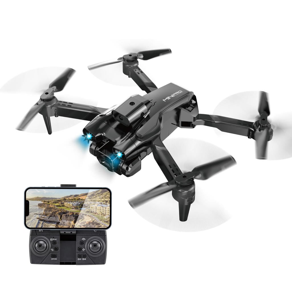Gear2play Pro Eagle Drone - Opvouwbare WiFi camera Drone - Geen vliegbewijs nodig - Foto/video - Live view - 2 camera's